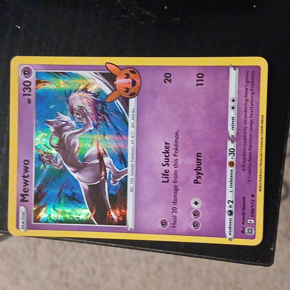 Mewtwo HOLO Pokemon Trading Card